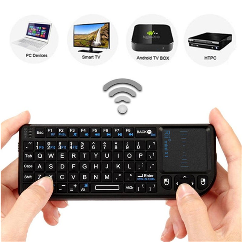 מקלדת ומשטח מגע Riitek mini X1 Wireless