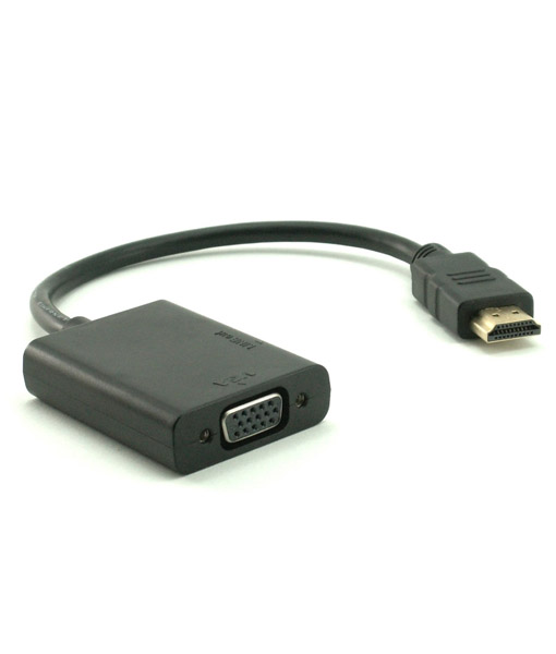 מתאם ממיר HDMI ל VGA עם יציאת קול Gold Touch
