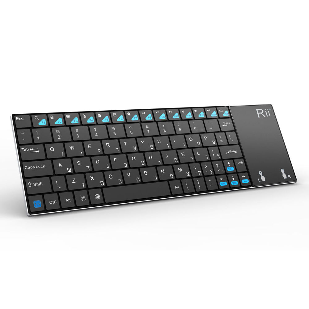 מקלדת ומשטח מגע Riitek mini i12 Wireless