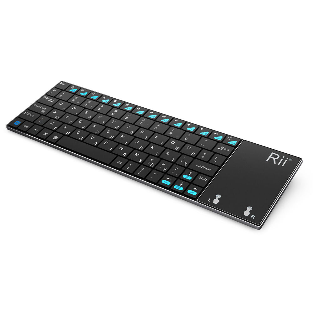מקלדת ומשטח מגע Riitek mini i12 Wireless