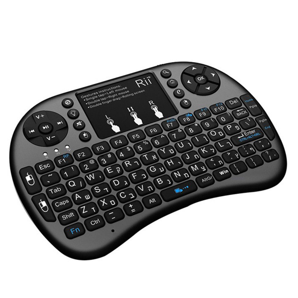 מקלדת ומשטח מגע Riitek mini i8+ Wireless