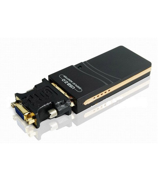 כרטיס מסך חיצוני USB 2.0 DVI-VGA To HDMI
