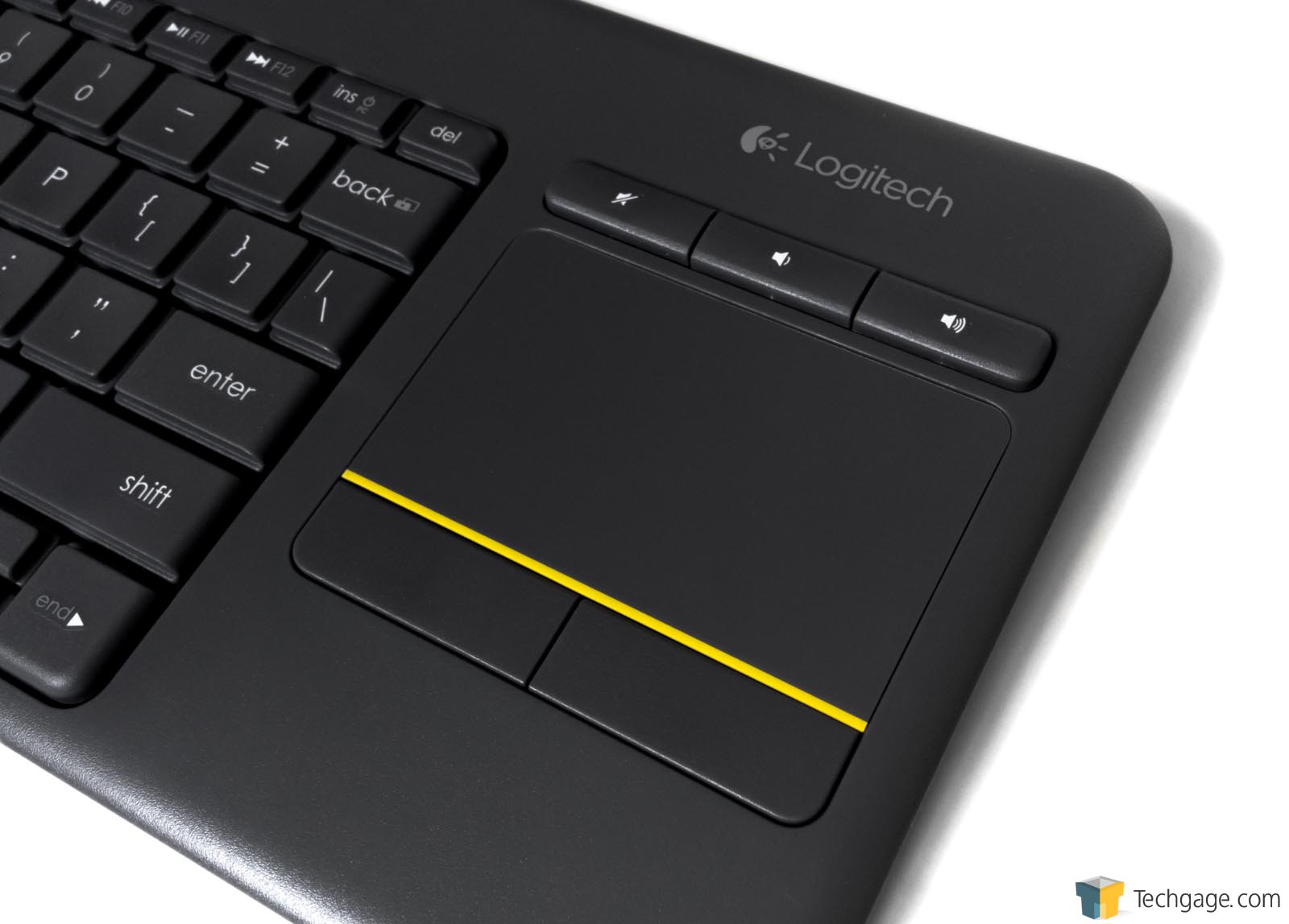 מקלדת אלחוטית עם משטח מגע Logitech K400 PLUS עברית/אנלגית – תמונה 4