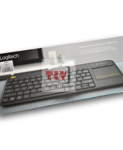 מקלדת אלחוטית עם משטח מגע Logitech K400 PLUS עברית/אנלגית