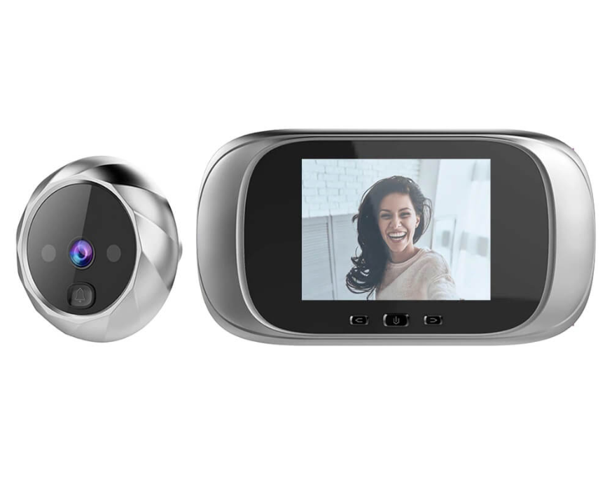 עינית דיגיטלית לדלת מסך גדול 2.8" דגם חדש, מקליטה, ראיית לילה