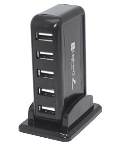 מפצל USB 2.0 אקטיבי ל-7 כניסות עם ספק כוח