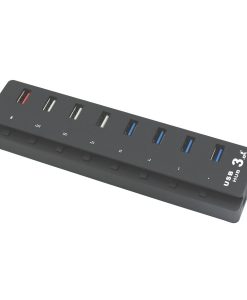 מפצל USB 3.0 ל- 8 כניסות Gold Touch כולל ספק כח