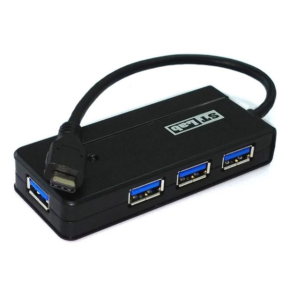 מפצל - USB3.1 Type c ל - 4 USB3.0 Port