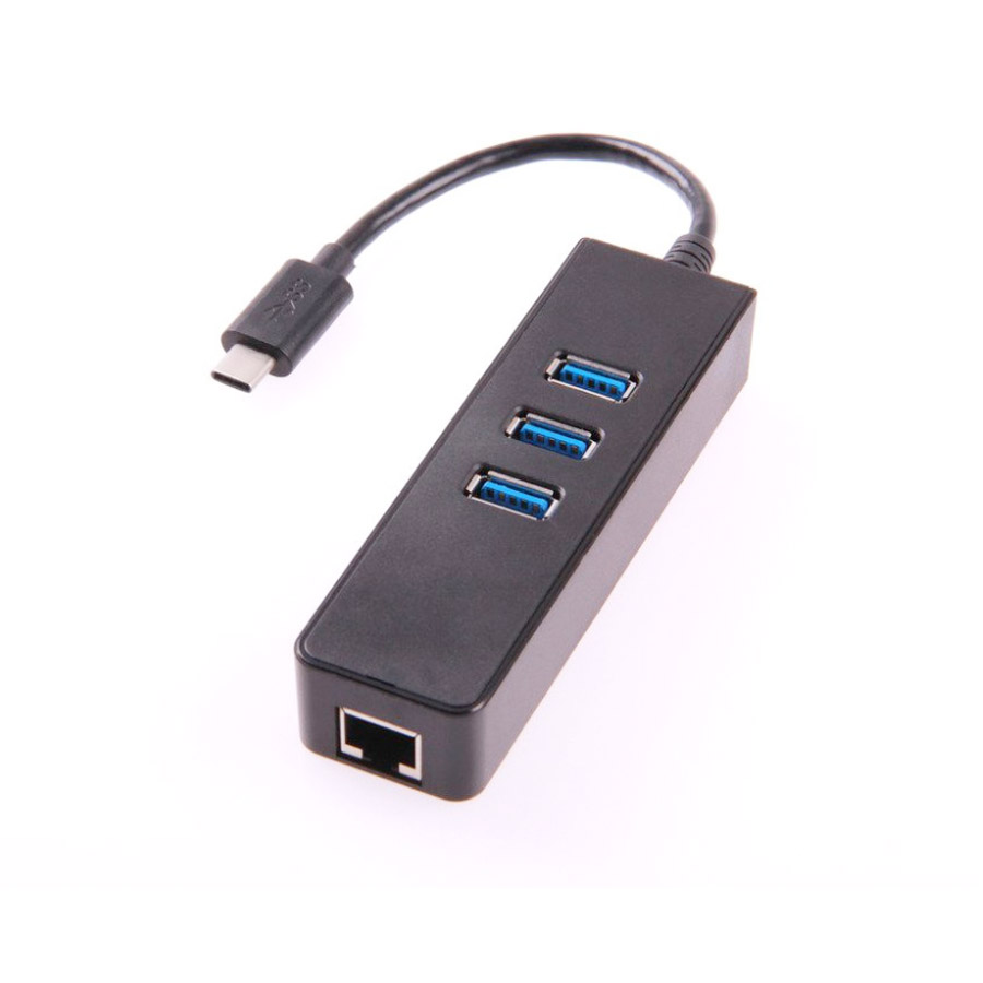 מתאם רשת USB 3.1 To Lan Gigabit Adapter עם מפצל USB – תמונה 3