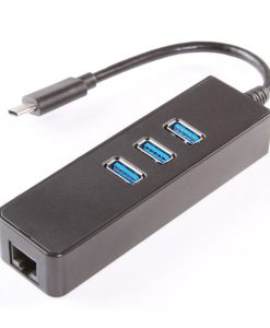מתאם רשת USB 3.1 To Lan Gigabit Adapter עם מפצל USB