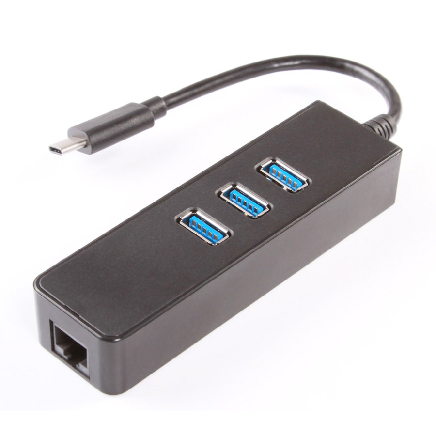 מתאם רשת USB 3.1 To Lan Gigabit Adapter עם מפצל USB