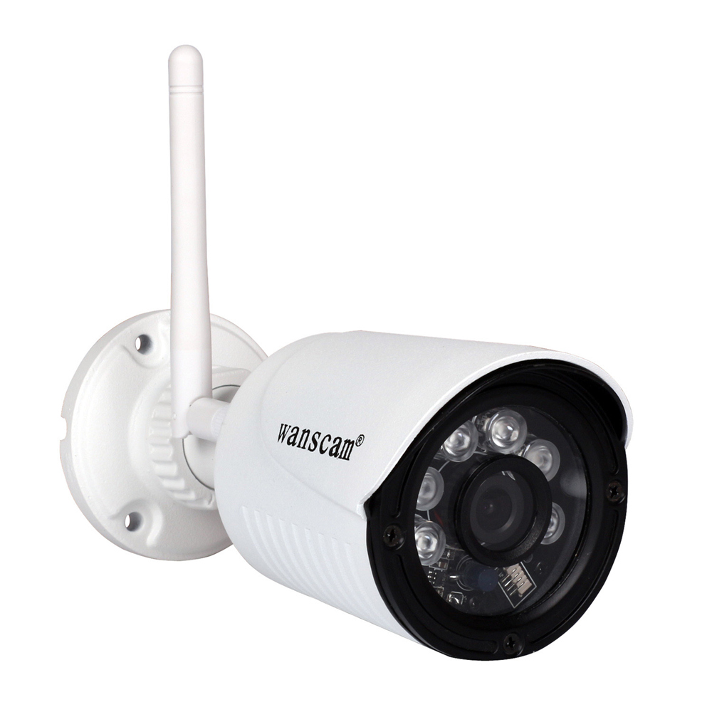 מצלמת IP אלחוטית חיצונית 1080P WANSCAM, חיבור מהיר, ראיית לילה והקלטה על כרטיס זיכרון