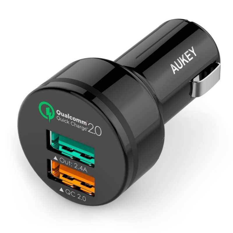 מטען מהיר לרכב כולל כבל טעינה – QUALCOMM QUICK CHARGE 2.0 – תמונה 2
