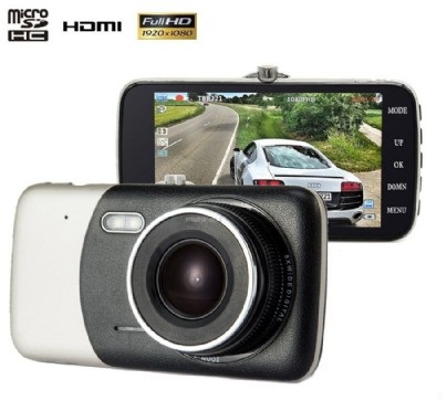 מצלמת דרך לרכב 1080P FULL HD – T600 – מסך ענק 4.0"