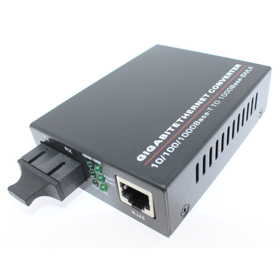 ממיר אופטי 10/100/1000TX-1000Base (SC) SM – תמונה 2