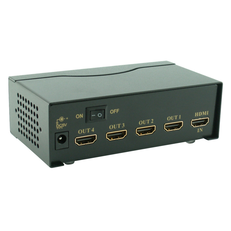 מפצל HDMI ל 4 יציאות תומך FULL HD 1080P