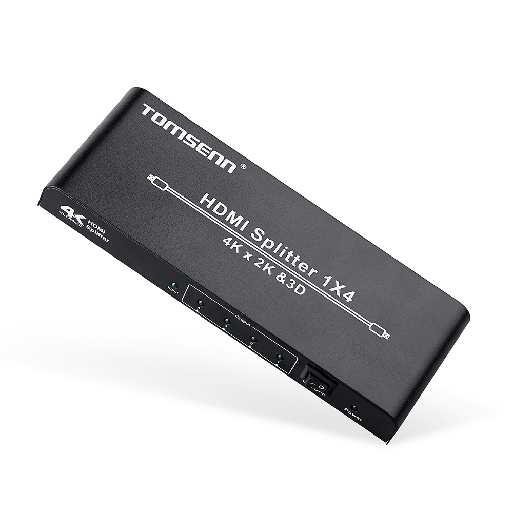 מפצל HDMI ל 4 יציאות תומך FULL HD 1080P 4K 3D – תמונה 2