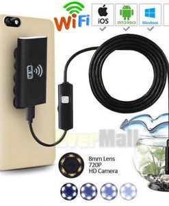 מצלמת נחש נסתרת אלחוטית (אנדוסקופ WIFI) - חסינה למים