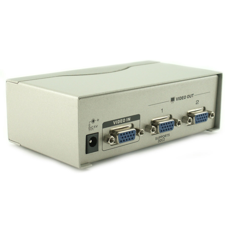 מפצל VGA ל 2 יציאות VGA SPLITER תומך עד 65 מטר – תמונה 2