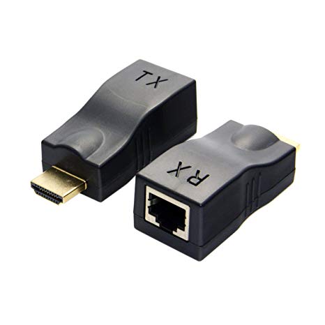 מאריך HDMI על גבי כבל רשת עד 30מ'