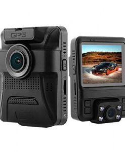 מצלמת דרך 1080P, צילום חוץ ופנים, 2 עדשות, כולל GPS, תמיכה בעברית
