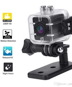 מצלמת נסתרת מיני 1080P עמידה במים עם ראיית לילה וחיישן תנועה