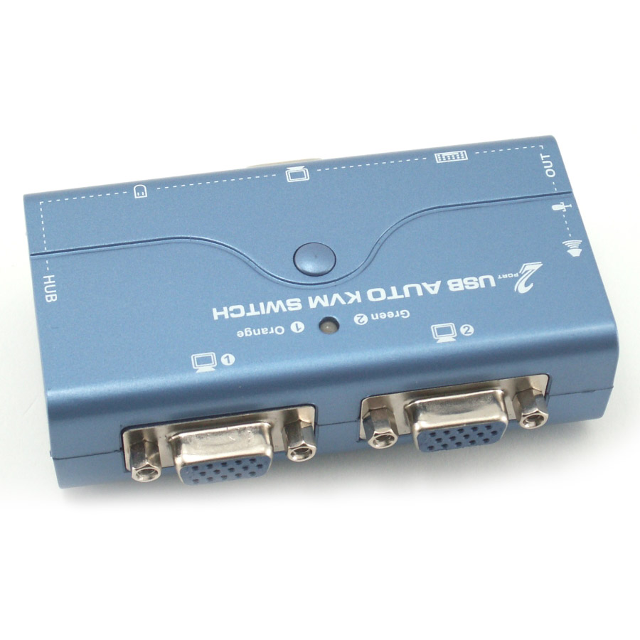 KVM / קופסת מיתוג / ספליטר / מתג / 2Ports USB KVM Switch – תמונה 3
