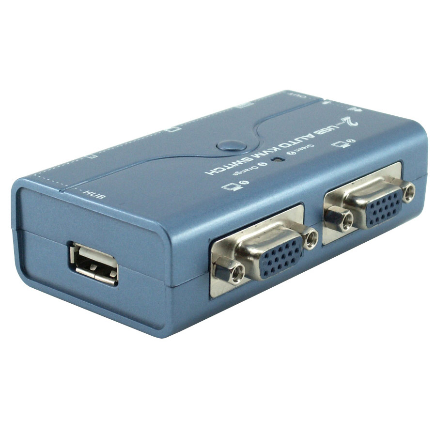 KVM / קופסת מיתוג / ספליטר / מתג / 2Ports USB KVM Switch – תמונה 2