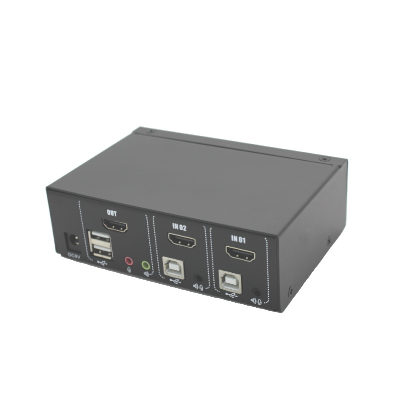 קופסת מיתוג / ספליטר / מתג / KVM SWITCH 2 PORT HDMI 4K – תמונה 2