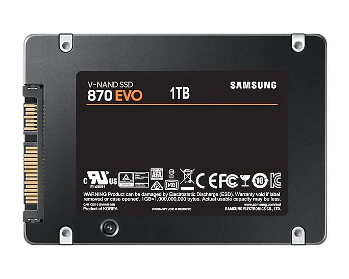 כונן Samsung 870 EVO 1TB SATA III SSD – תמונה 4