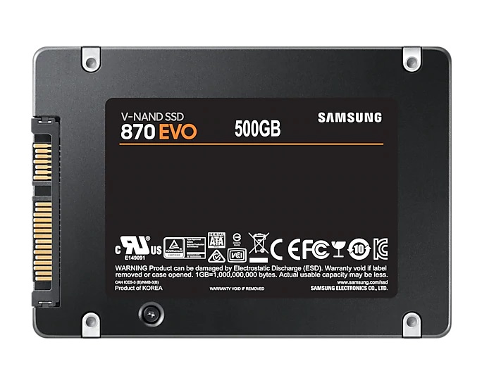 כונן Samsung 870 EVO 500GB SATA III SSD – תמונה 6