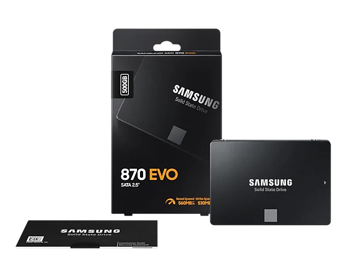 כונן Samsung 870 EVO 500GB SATA III SSD – תמונה 2