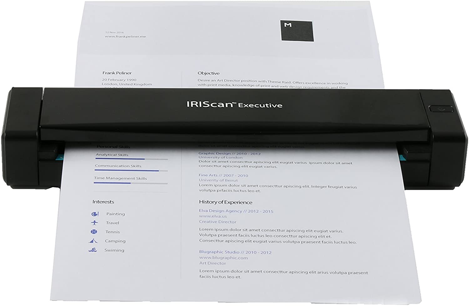 סורק דו צדדי נייד IRIScan EXECUTIVE 4 Mobile USB – תמונה 8