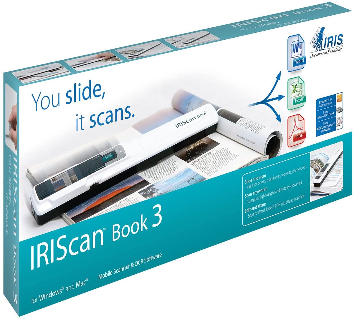סורק ספרים ומסמכים נייד IRIScan Book 3 – תמונה 7