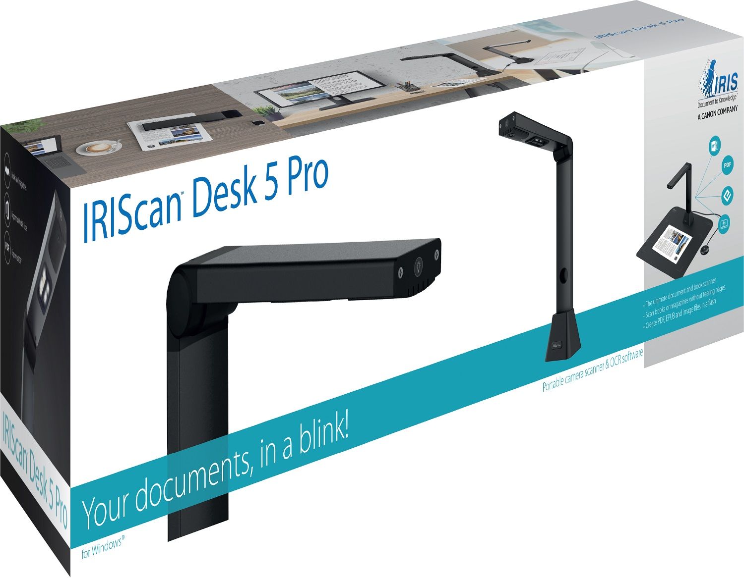 סורק ספרים ומסמכים שולחני IRIScan Desk 5 PRO – תמונה 6