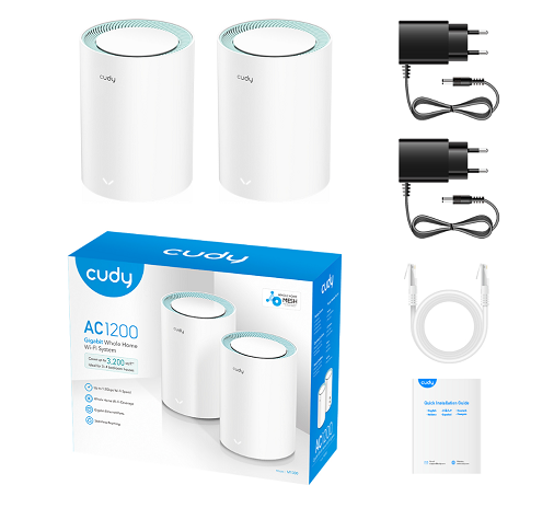 Cudy M1300 2 Pack AC1200 Mesh – תמונה 3