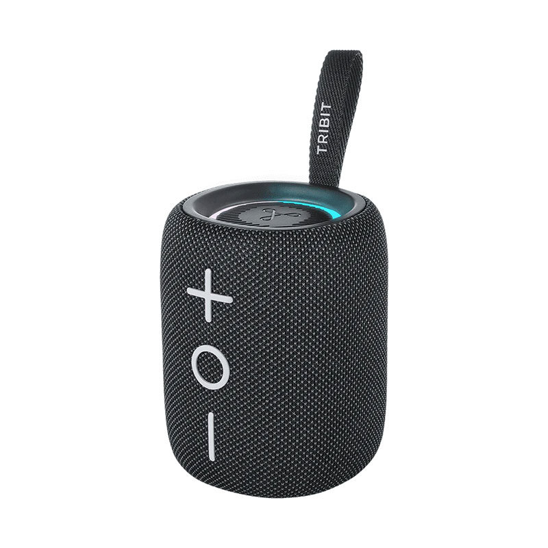 רמקול נייד Tribit StormBox Mini עם מבנה קומפקטי שחור