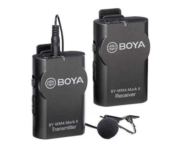 מיקרופון דש אלחוטי לסמארטפון Boya BY-WM4 Mark II