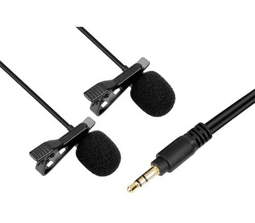 מיקרופון עניבה כפול Boya BY-LM300 למצלמות DSLR – תמונה 2