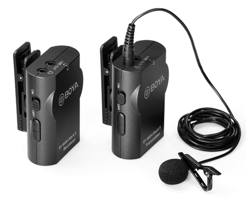 מיקרופון דש אלחוטי לסמארטפון Boya BY-WM4 Mark II – תמונה 2