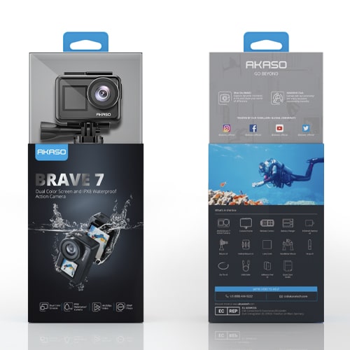 מצלמת אקסטרים Akaso Brave 7 – תמונה 3