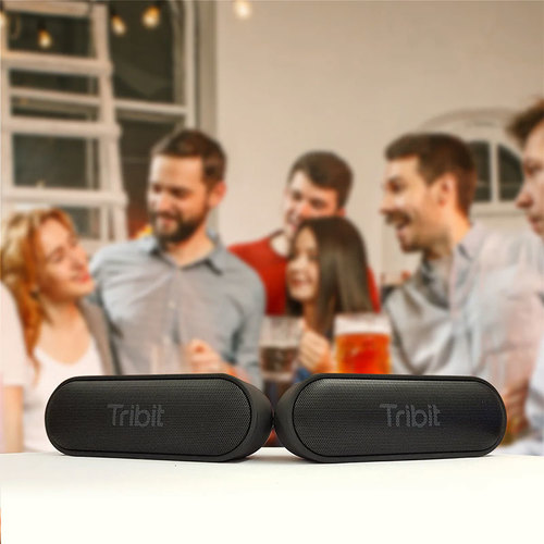 רמקול נייד Tribit XSound Go עם מבנה קומפקטי שחור – תמונה 5