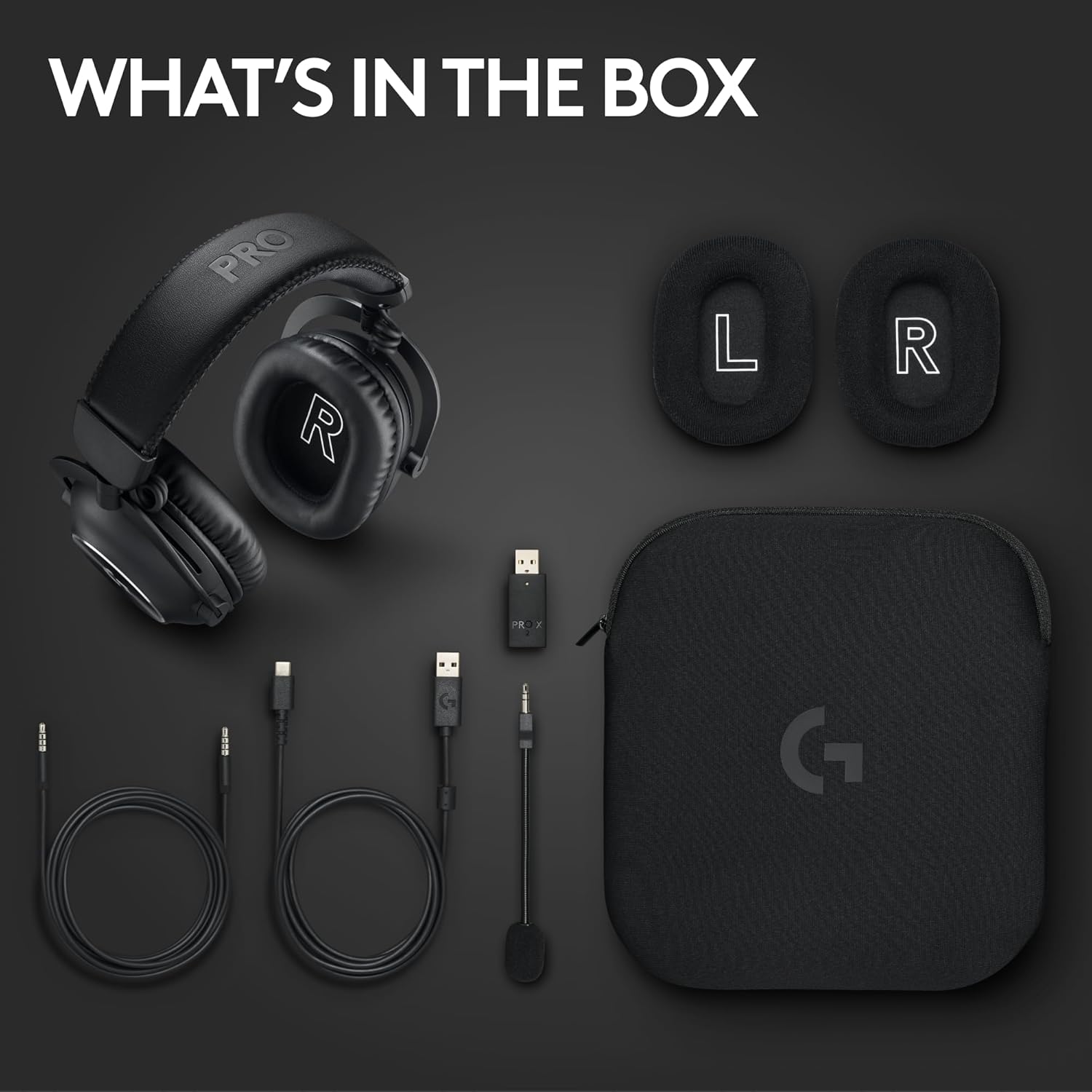 אוזניות Logitech G Pro X 2 Lightspeed Bluetooth לוגיטק – שחור – תמונה 5