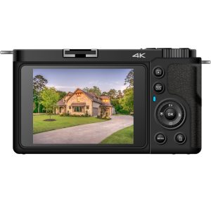 מצלמה דיגיטלית Olympia ES-W5 עם וידאו 4K, זום X10 ותפריטים בעברית – תמונה 2