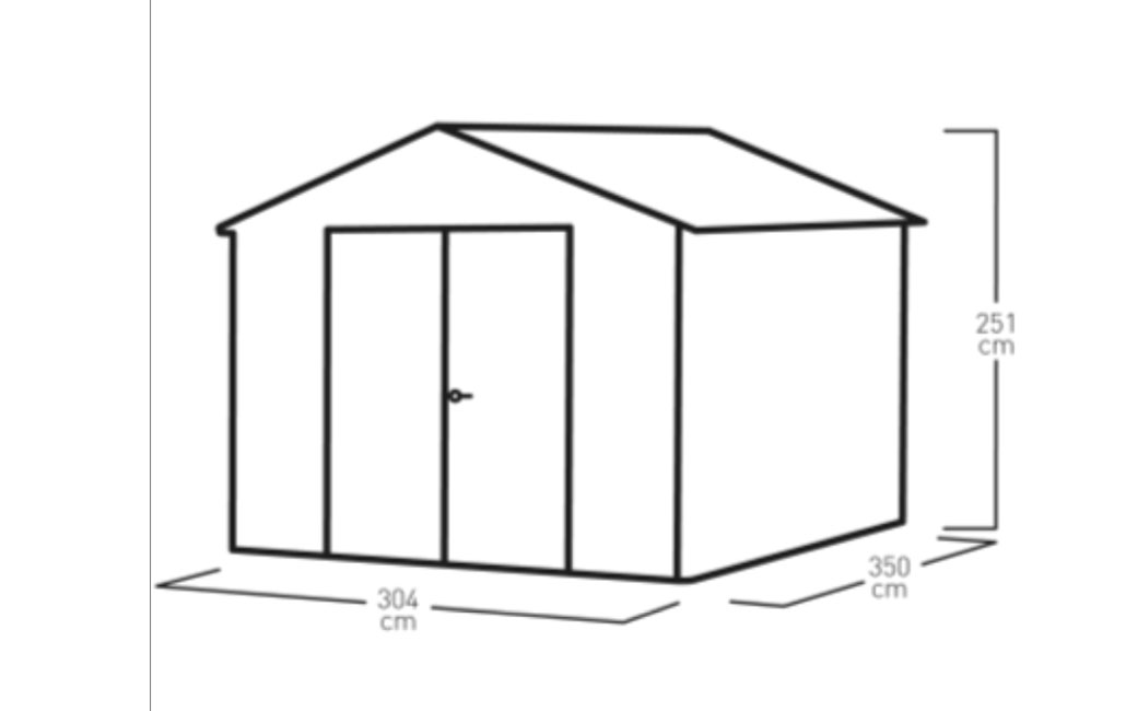 מחסן סטרונגהולד 11.5x10 - אפור – תמונה 8
